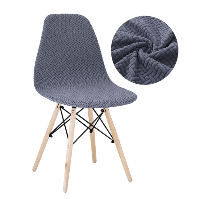 Housse pour chaise scandinave en tissu extensible