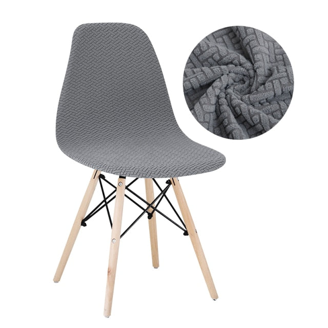 Housse pour chaise scandinave en tissu extensible
