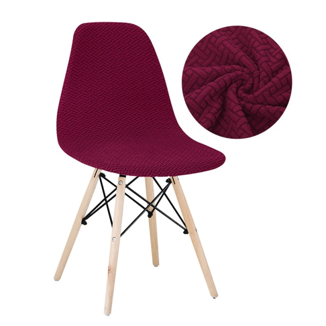 Housse pour chaise scandinave en tissu extensible