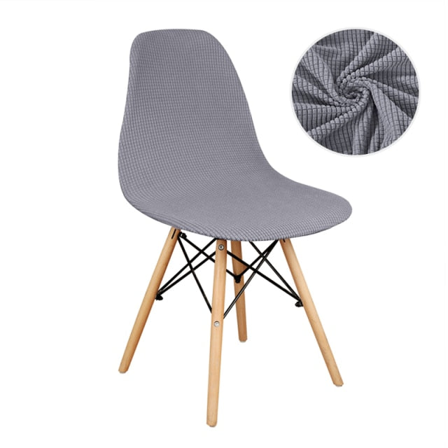 Housse pour chaise scandinave en tissu extensible