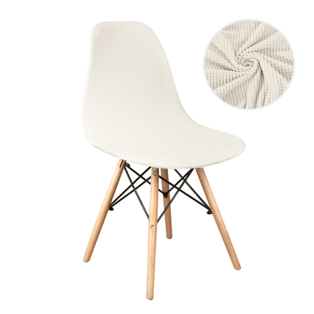 Housse pour chaise scandinave en tissu extensible