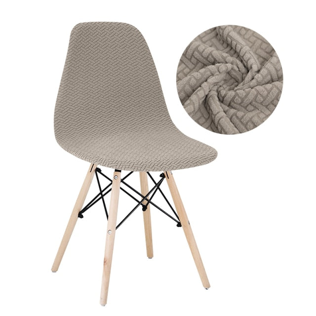 Housse pour chaise scandinave en tissu extensible