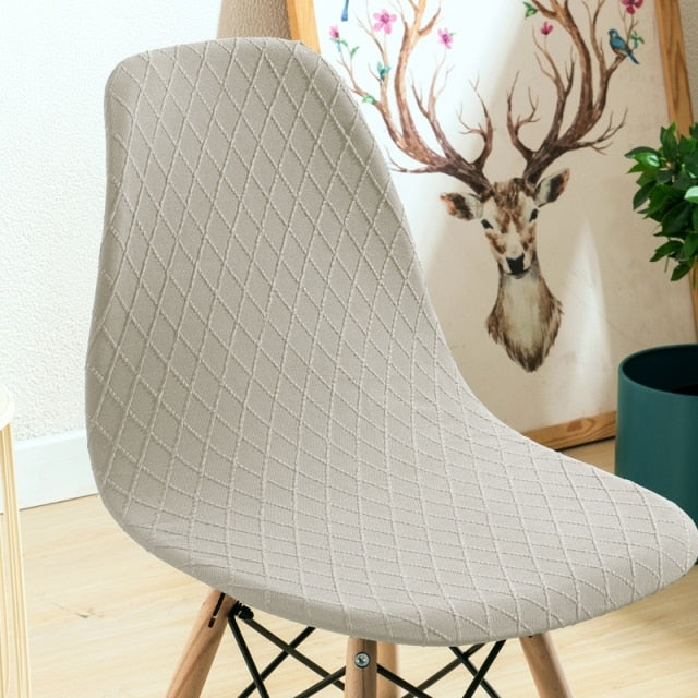 Housse pour chaise scandinave en tissu extensible