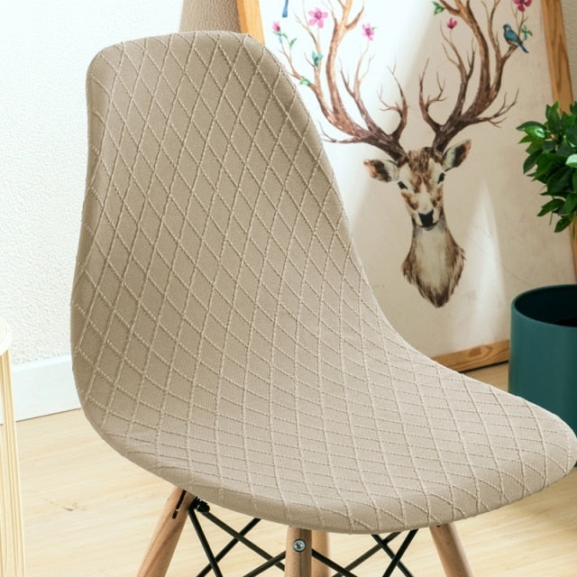 Housse pour chaise scandinave en tissu extensible