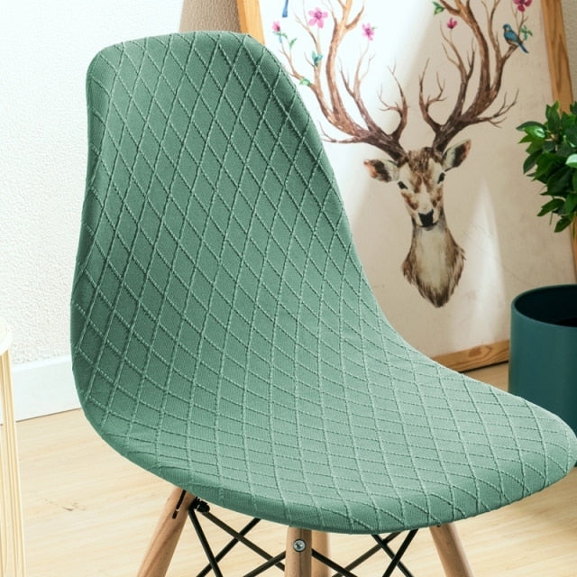 Housse pour chaise scandinave en tissu extensible