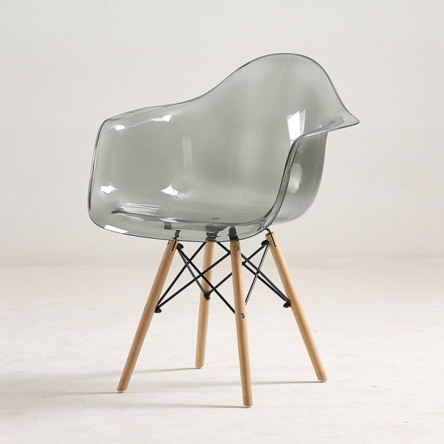 Chaise scandinave collection translucide
