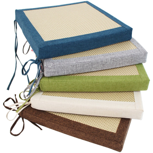 Coussin pour chaises antidérapant avec lacet d'attache