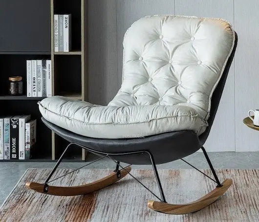 Fauteuil relax à bascule avec renfort matelassé