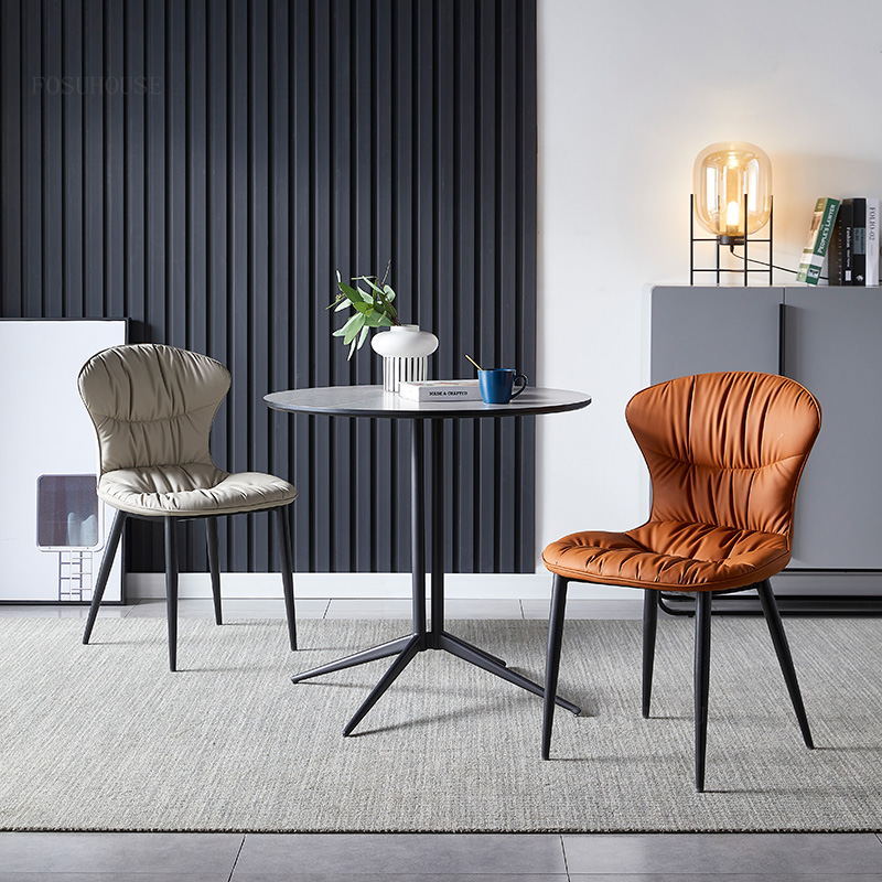 Chaise moderne assise confort effet doudoune