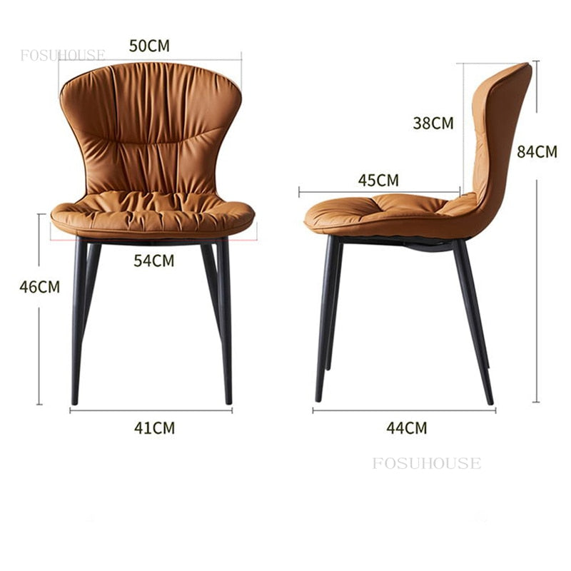 Chaise moderne assise confort effet doudoune