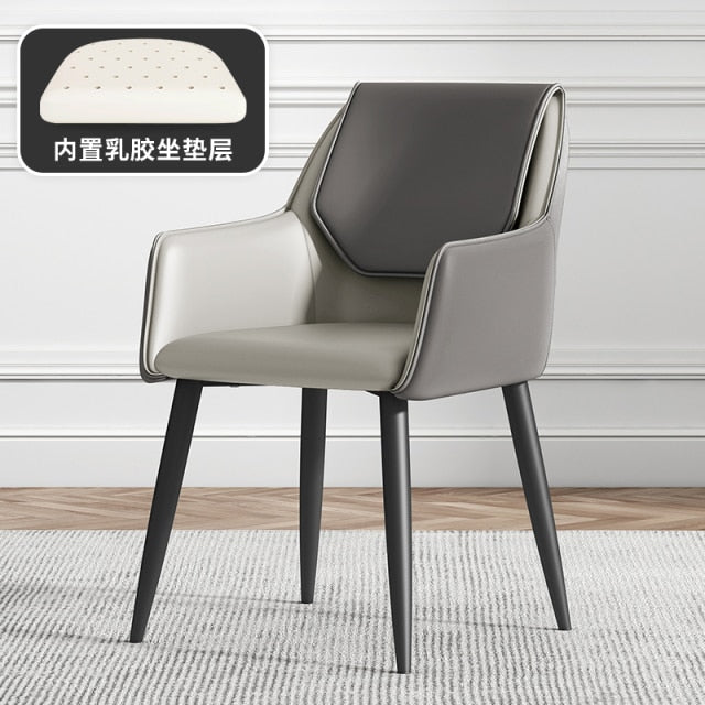 Chaise design déco archi avec empiècement
