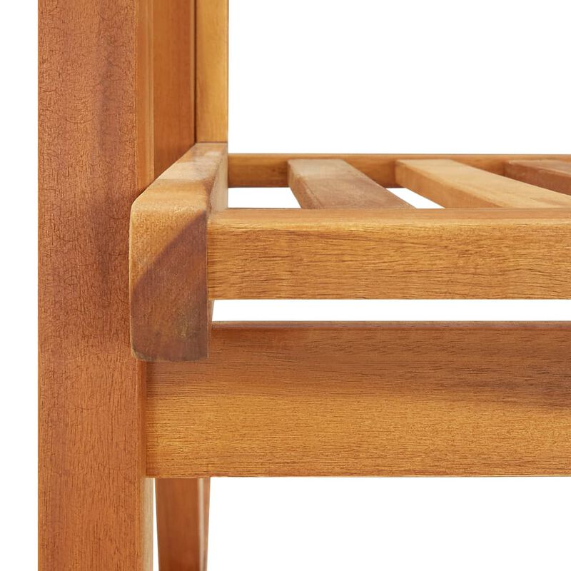 Chaise à bascule vintage en bois brut