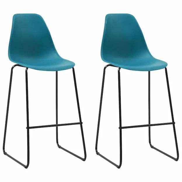 Chaise de bar moderne assise résine et pieds en métal noir avec repose pieds