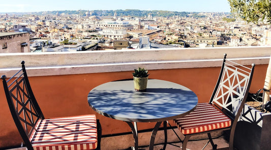 Chaises de terrasse en métal