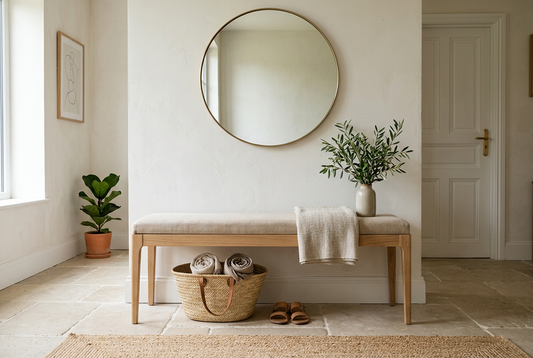 Banc d'entrée : quelle taille, quelle hauteur, quelle profondeur ?