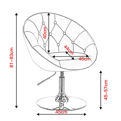 fauteuil vintage rond 