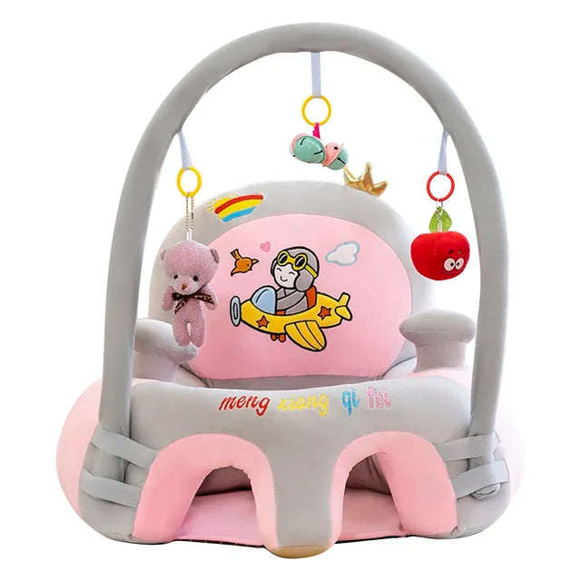 Fauteuil chambre bébé rembourré avec arche jouet intégrée