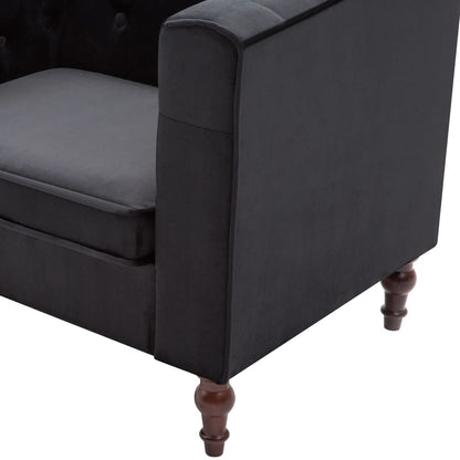 Accoudoir et pied en bois tourné du fauteuil chesterfield