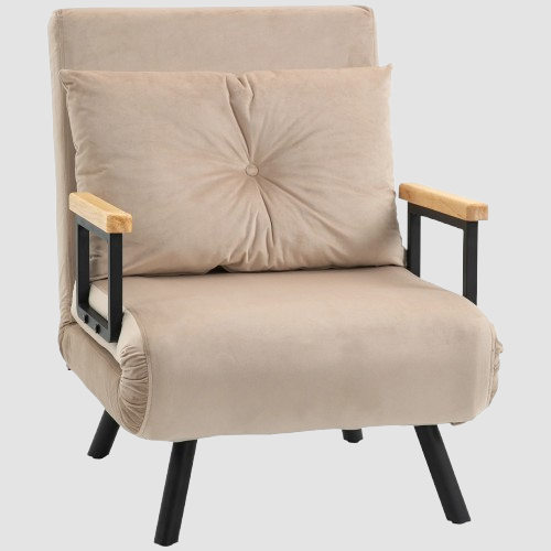 Fauteuil scandinave convertible 1 place 