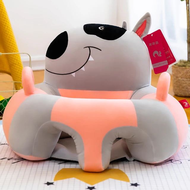 Fauteuil pour bebe en peluche chien mechant