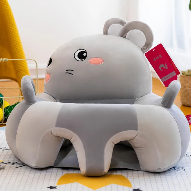 Fauteuil pour bebe en peluche souris