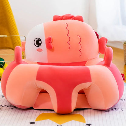 Fauteuil pour bebe peluche poisson rouge