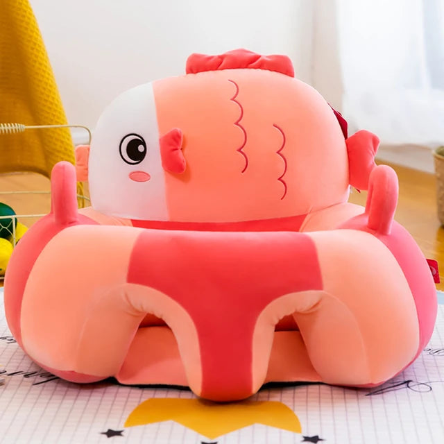 Fauteuil pour bebe peluche poisson rouge