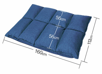 Canapé 3 places japonais en tissu ajustable
