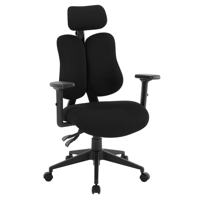 chaise de bureau ergonomique noire réglable