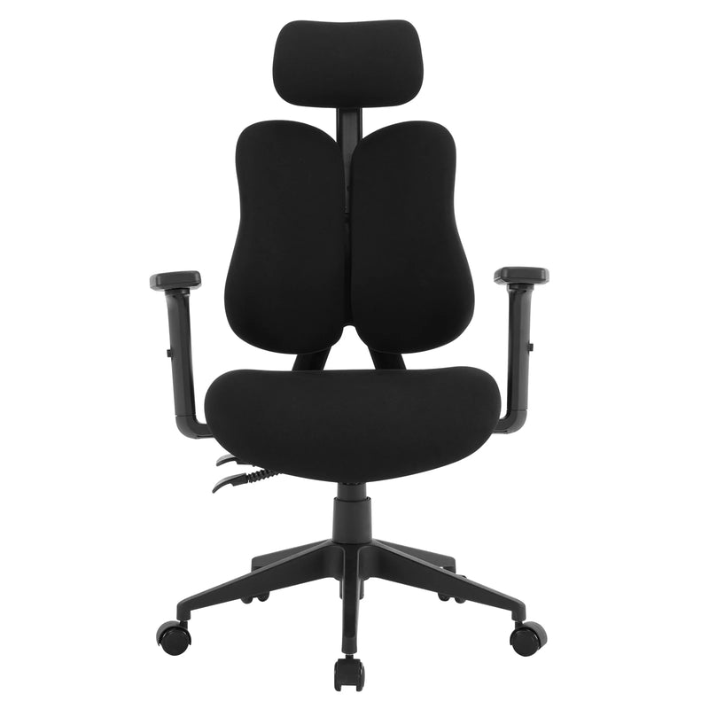 chaise de bureau ergonomique noire réglable