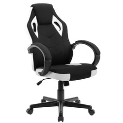 Fauteuil gamin noir et blanc