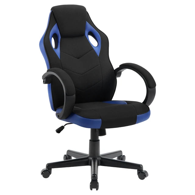 Fauteuil gaming noir et bleu