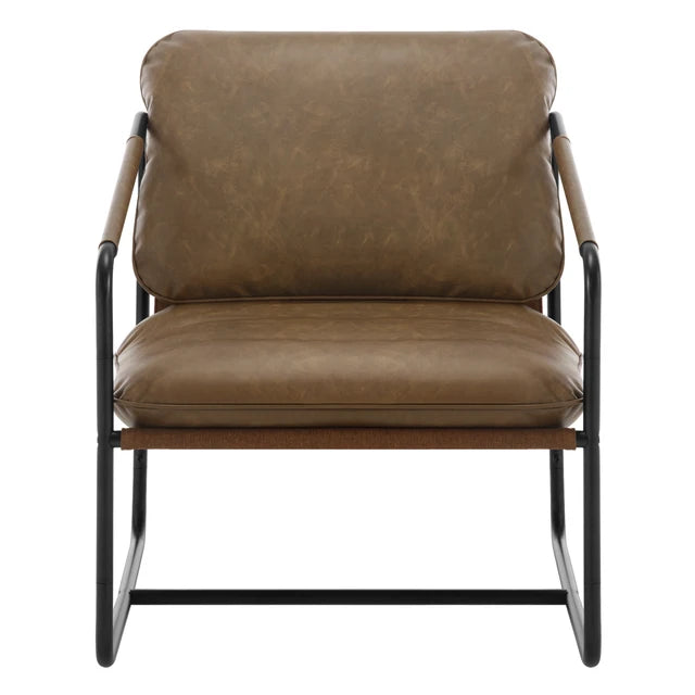 Fauteuil vintage design taupe