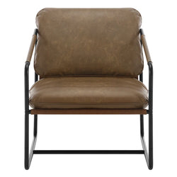 Fauteuil vintage design taupe