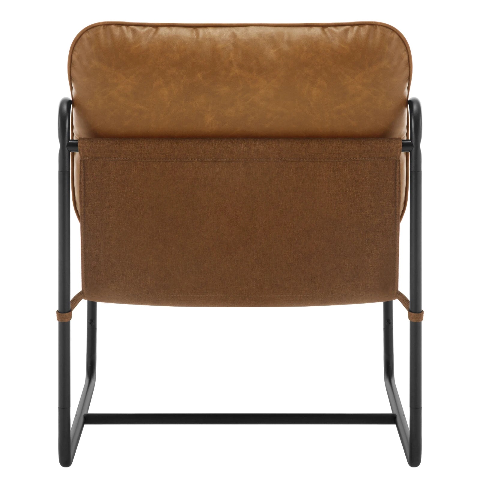 Fauteuil vintage design marron