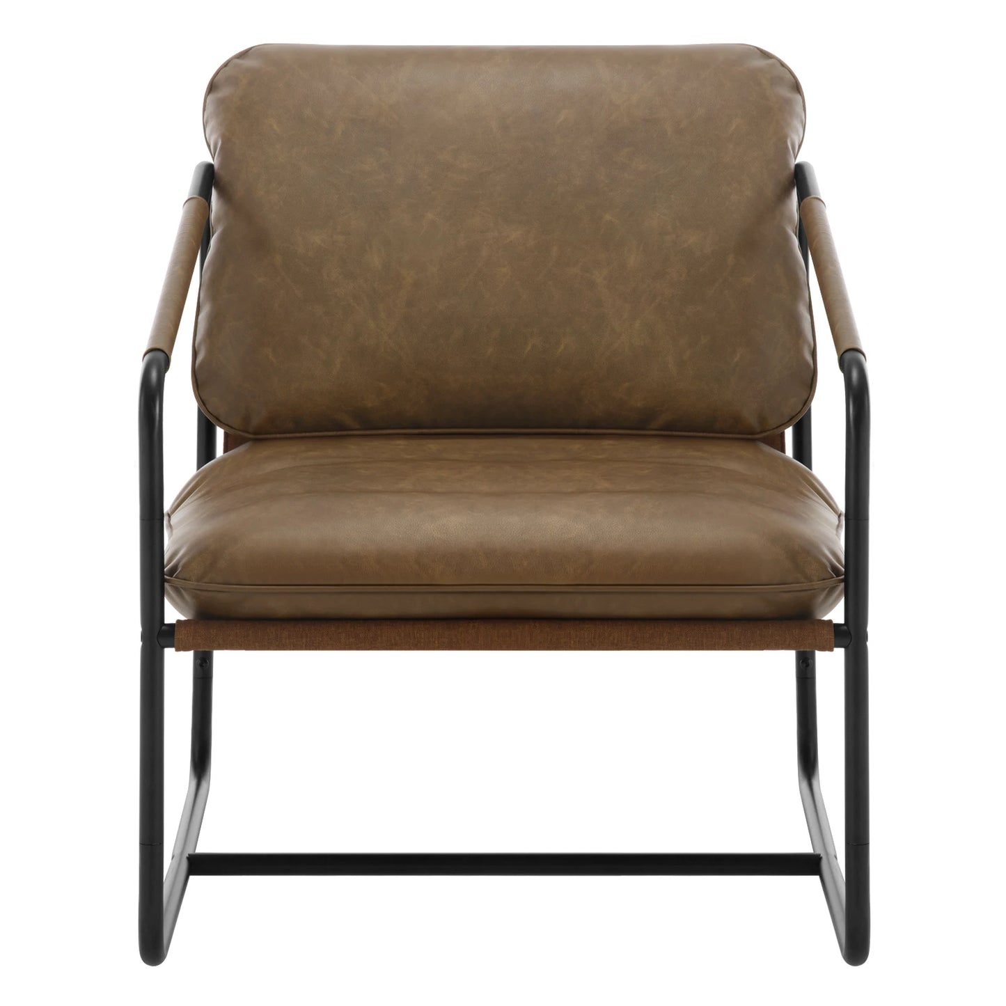 Fauteuil vintage design marron