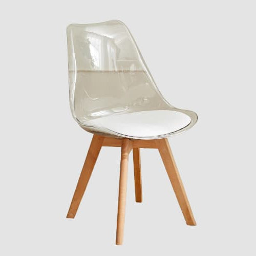 chaise scandinave transparente