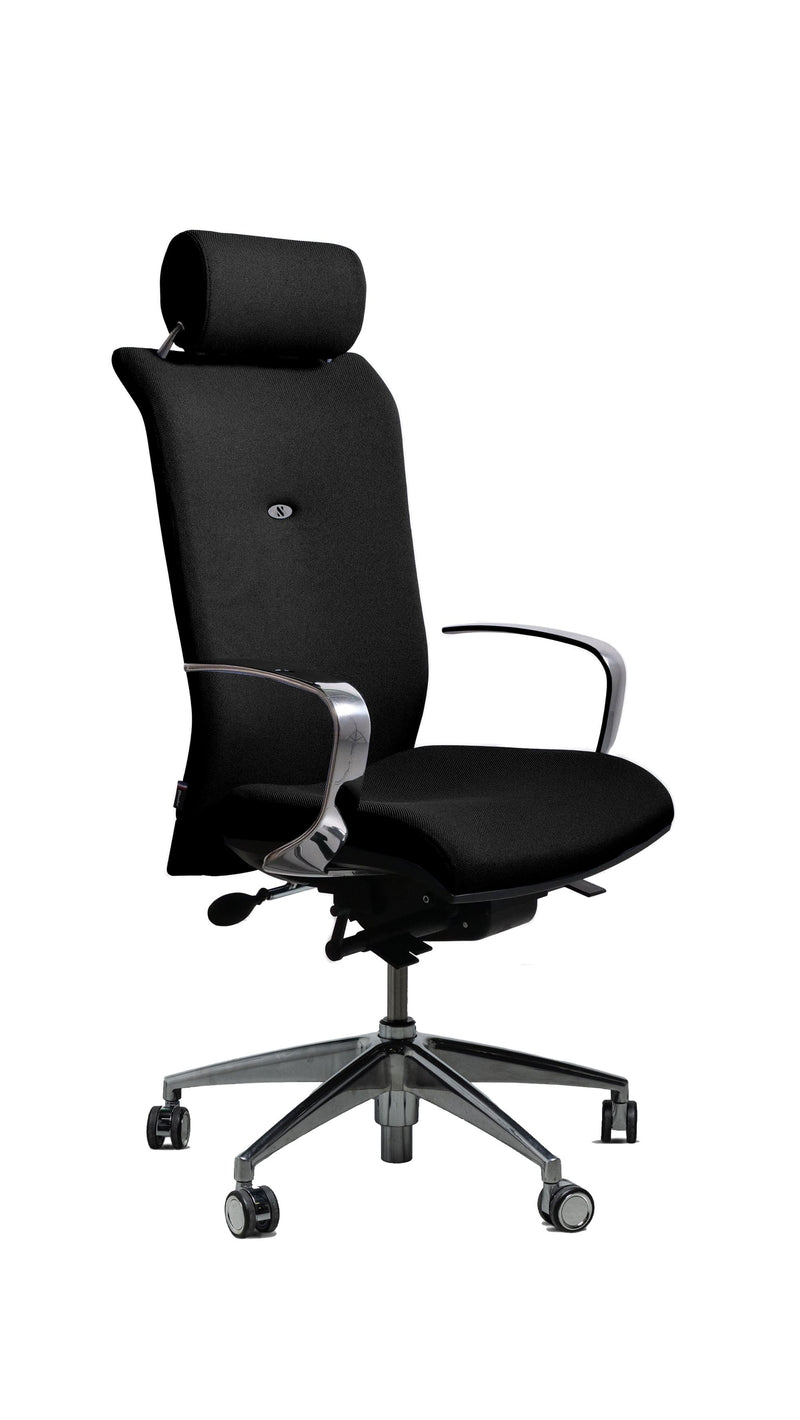 Chaise de bureau ergonomique professionnel en tissu STONG AUGUSTE CURA