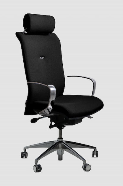 Chaise de bureau ergonomique professionnel en tissu STONG AUGUSTE CURA