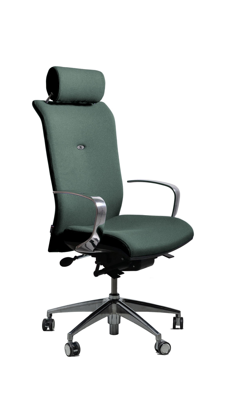 Chaise de bureau ergonomique professionnel en tissu STONG AUGUSTE CURA