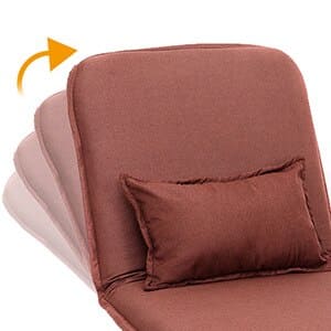 Fauteuil relax convertible en lit d'appoint dossier multi positions