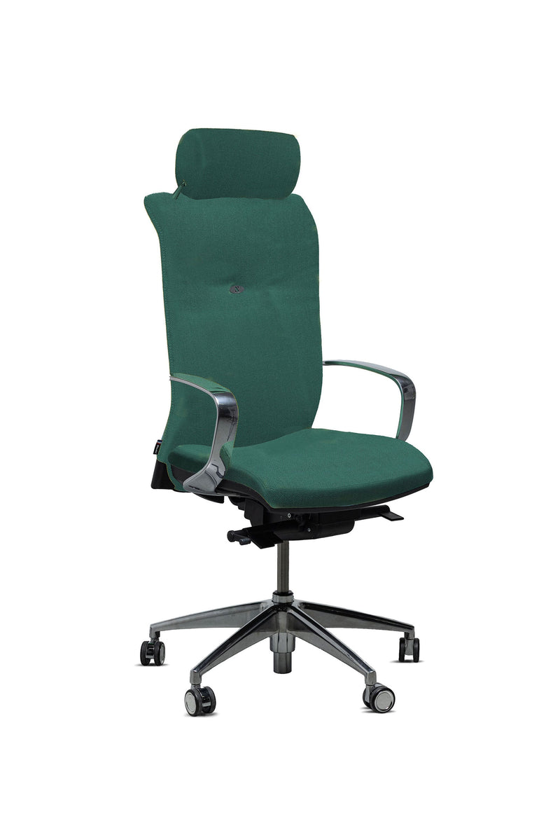Chaise de bureau ergonomique professionnel en tissu STONG AUGUSTE STEELCUT
