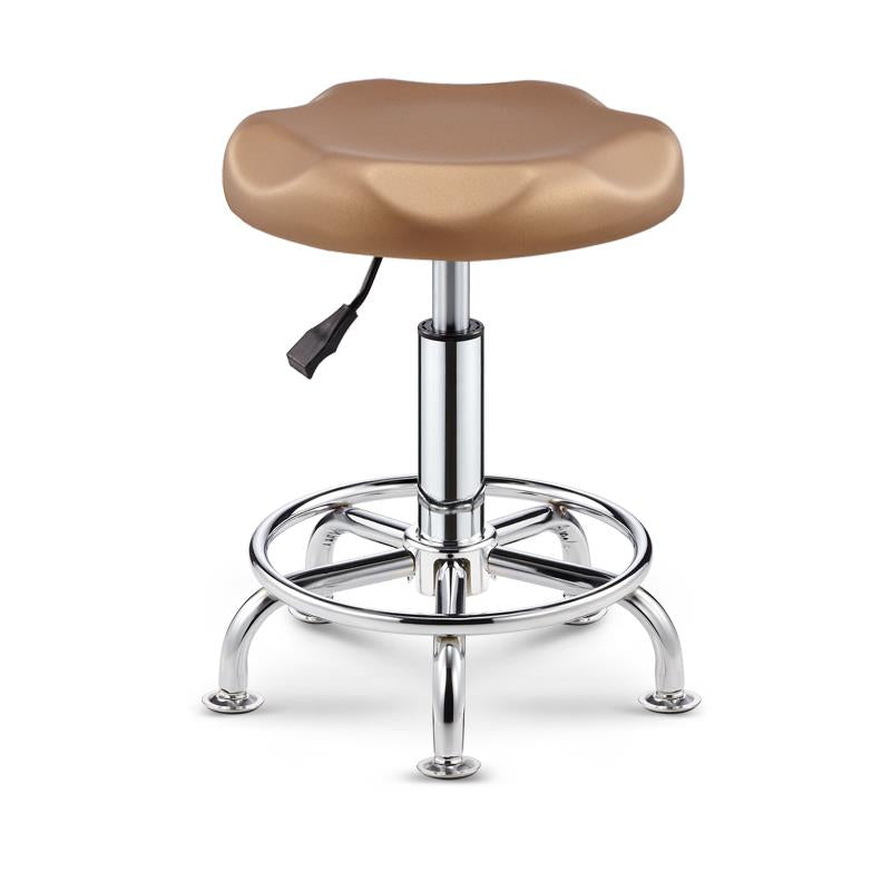 Tabouret à roulettes avec assise ergonomique hexagonle réglable