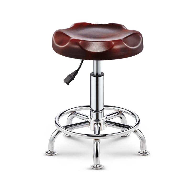 Tabouret à roulettes avec assise ergonomique hexagonle réglable