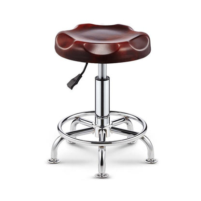Tabouret à roulettes avec assise ergonomique hexagonle réglable