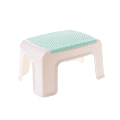 Tabouret enfant en plastique blanc avec assise anti dérapante