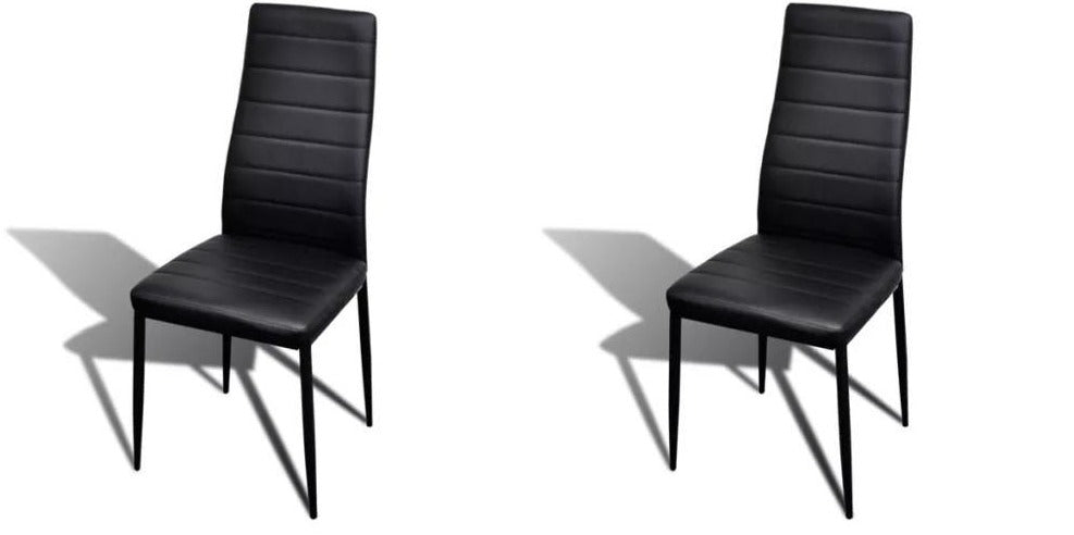 Chaise moderne de salle à manger avec dossier haut 