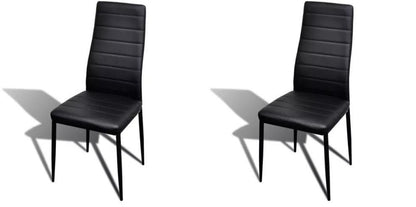 Chaise moderne de salle à manger avec dossier haut 