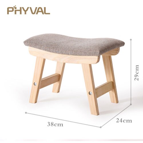 Tabouret scandinave façon banquette avec assise rectangulaire