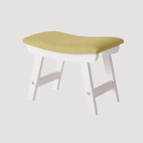 Tabouret scandinave façon banquette avec assise rectangulaire